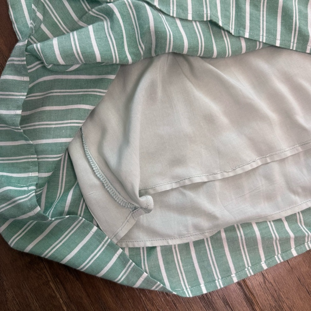 Gentle Fawn Green Striped Midi Dress - Picture 7 of 16